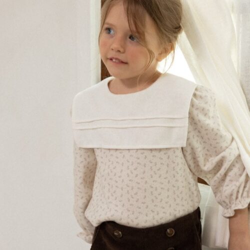 ❄️ 午後光裡翻領上衣