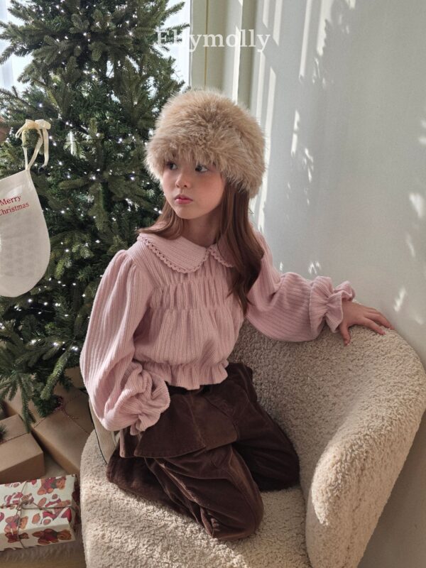 ❄️ 氣質甜美蜜糖圓領襯衫