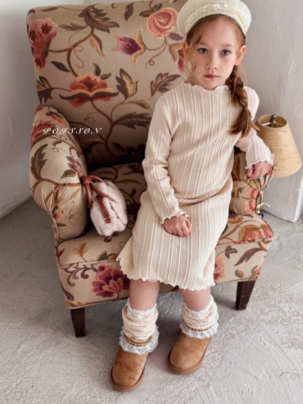 ❄️ 文藝風針織長洋裝