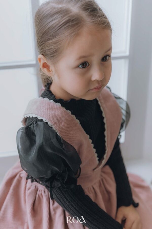 ❄️ 絲帶荷葉吊帶裙