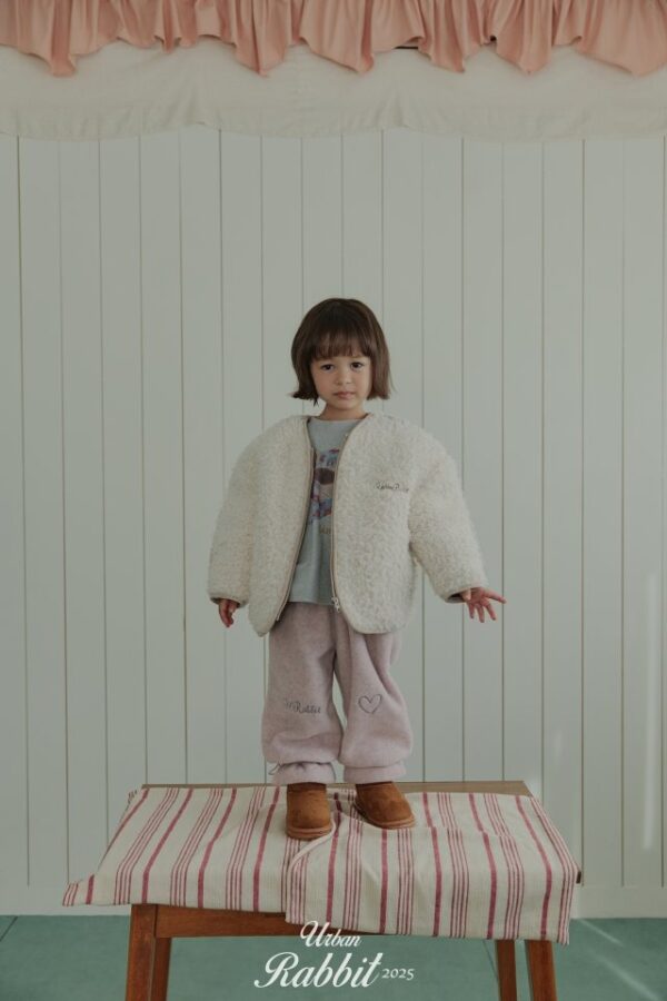 ❄️ 可愛保暖荷葉邊長褲