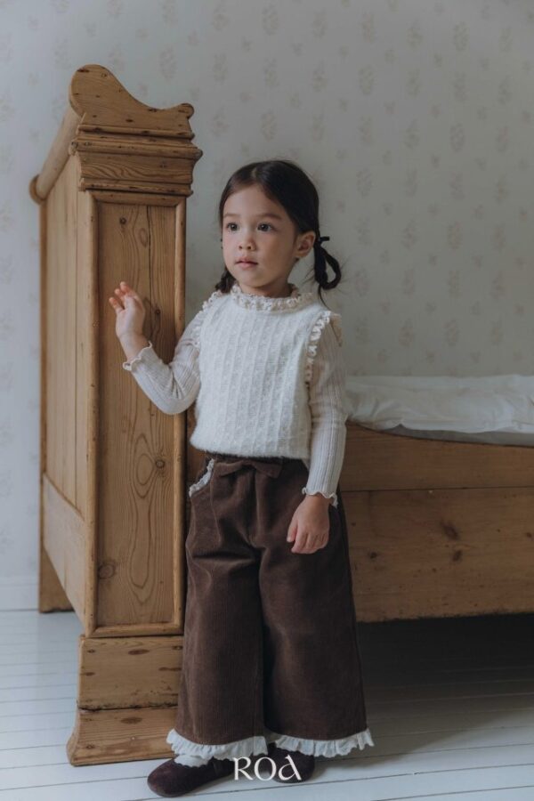 ❄️ 天鵝絨荷葉褲