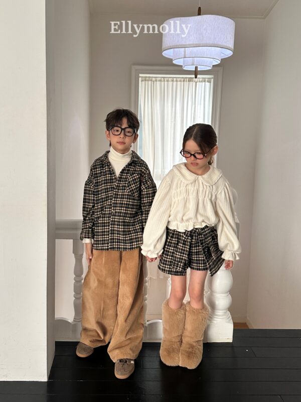 ❄️ 氣質甜美蜜糖圓領襯衫