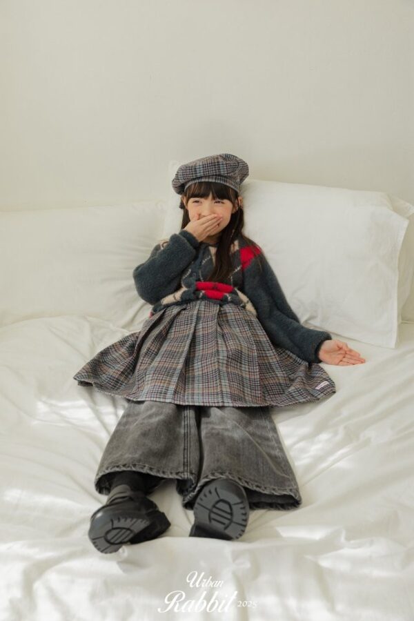 6D8827D0-34BC-450E-8735-C023EB0F692B ❄️ 氣質學院風格紋貝雷帽+蝴蝶結髮夾