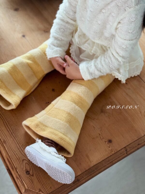 ❄️ 百搭休閒舒適直條紋長褲