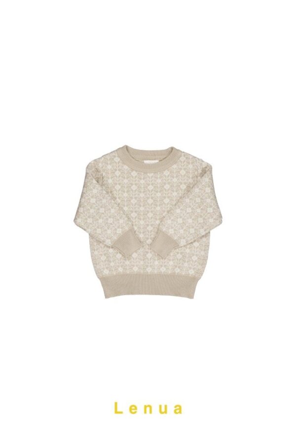 ❄️ 古典提花針織上衣