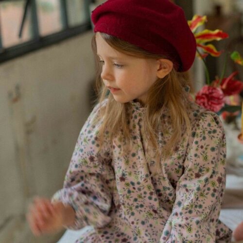 726E4312-247D-4DA0-B6F3-4E3BD884CB68 ❄️ 宮廷甜美燈籠袖花朵上衣