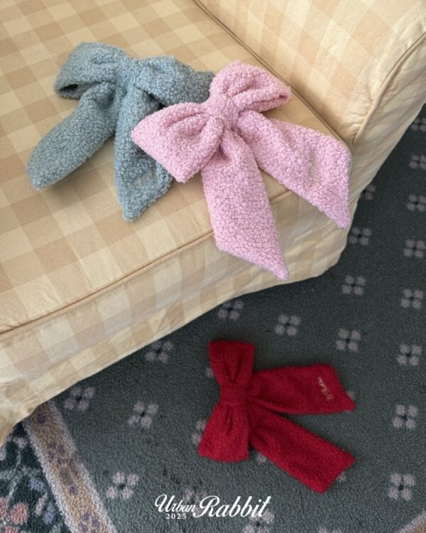 744C8D38-A23B-451B-8171-4EFDABCC7353 ❄️ 可愛泰迪熊造型蝴蝶結髮夾