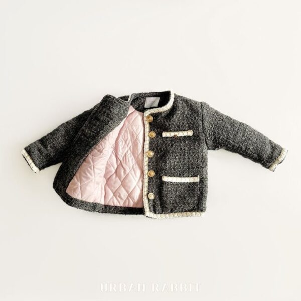 ❄️ 優雅小香毛呢長版外套