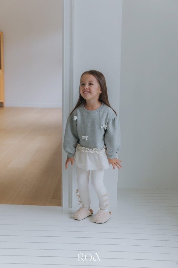 ❄️ 蝴結微光拼接上衣