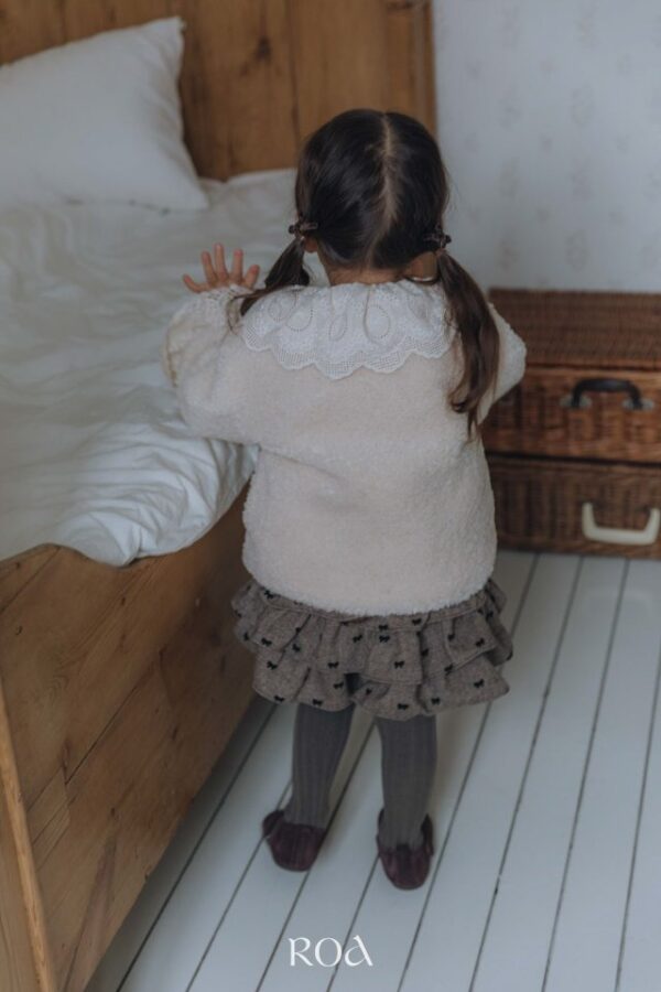 ❄️ 絨毛蕾絲外套