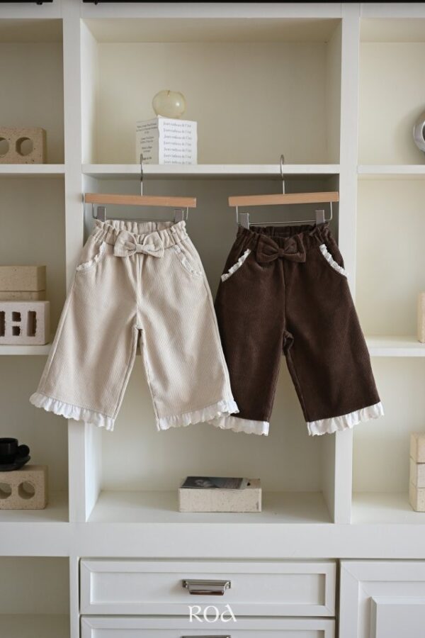 ❄️ 天鵝絨荷葉褲