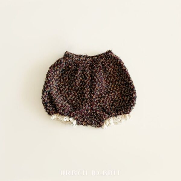 ❄️ 蓬鬆爆米花紋針織寬褲