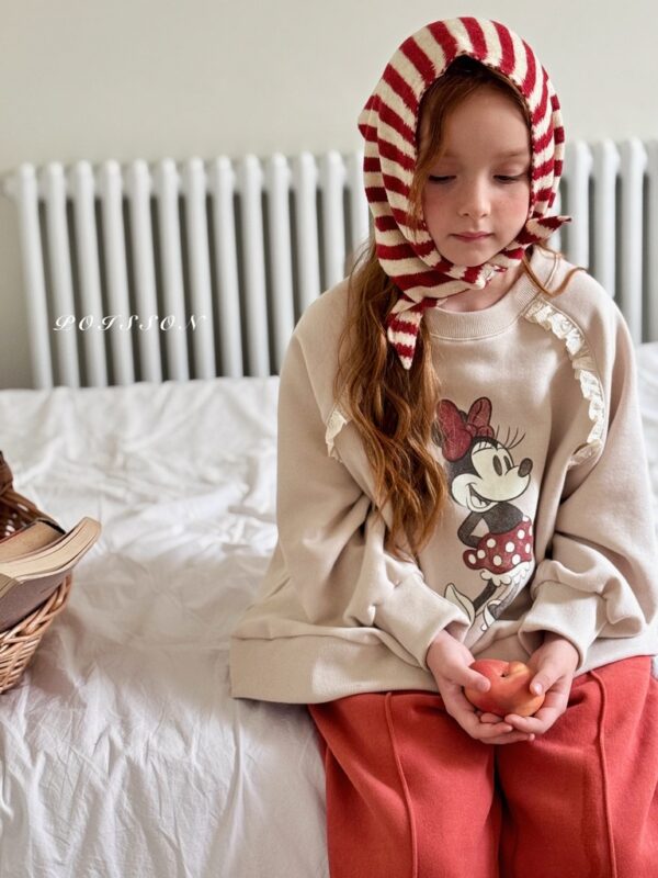 ❄️ 甜美慵懶荷葉邊縮口褲