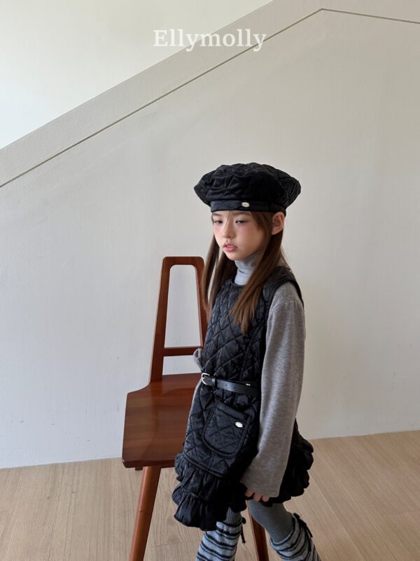 ❄️ 閃耀氣質菱格紋口袋洋裝