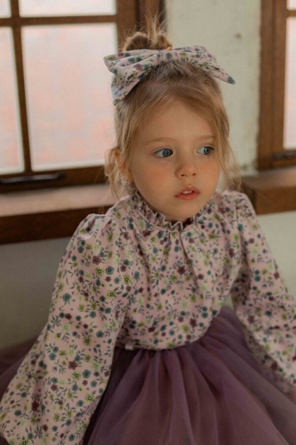 ❄️ 宮廷甜美燈籠袖花朵上衣