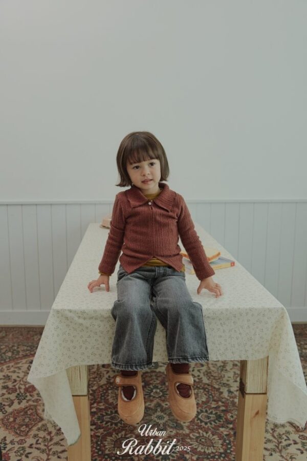 ❄️ 氣質顯瘦鈕扣羅紋打底衣