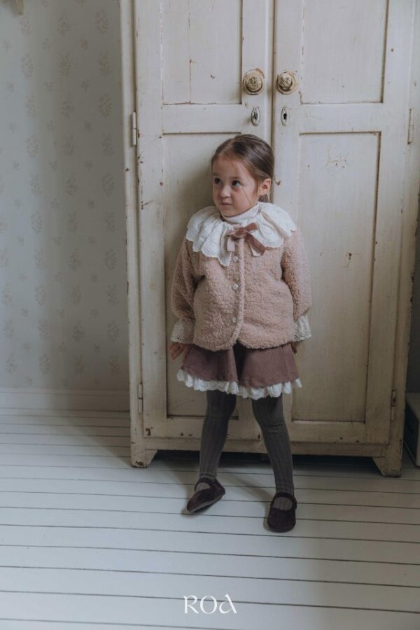 ❄️ 絨毛蕾絲外套