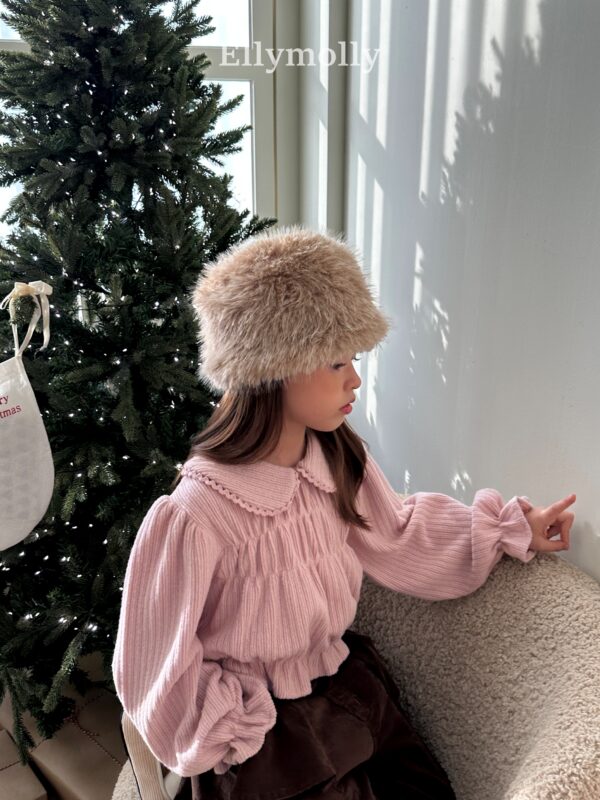 ❄️ 氣質甜美蜜糖圓領襯衫