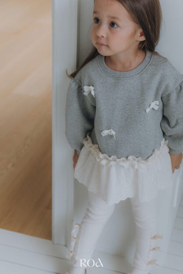 ❄️ 蝴結微光拼接上衣