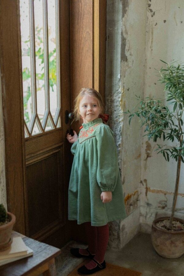 916E8071-42A3-4F13-8A75-B26FC1F1522B ❄️ 精緻浪漫立體刺繡A字洋裝