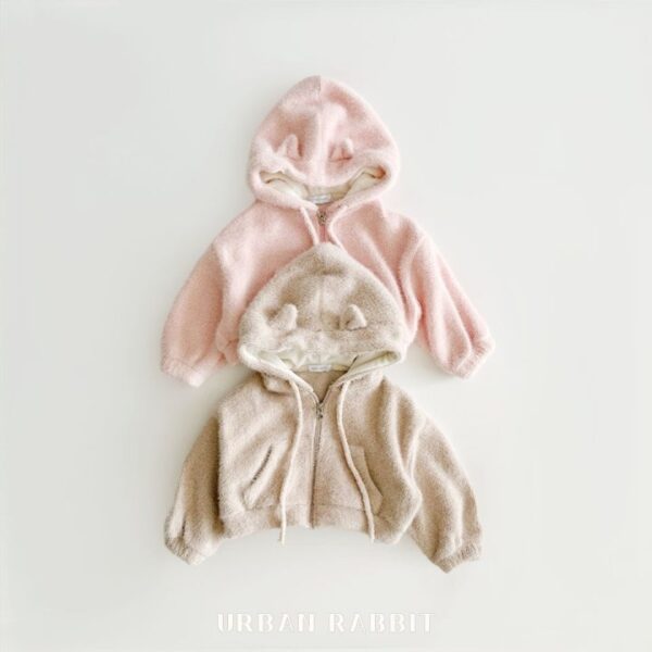 ❄️ 可愛小貓咪毛絨連帽外套