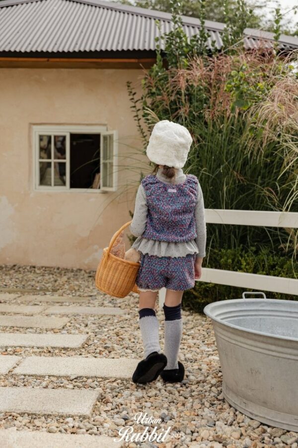 ❄️ 蓬鬆爆米花紋針織寬褲