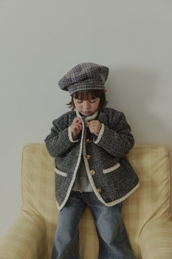 ❄️ 優雅小香毛呢長版外套