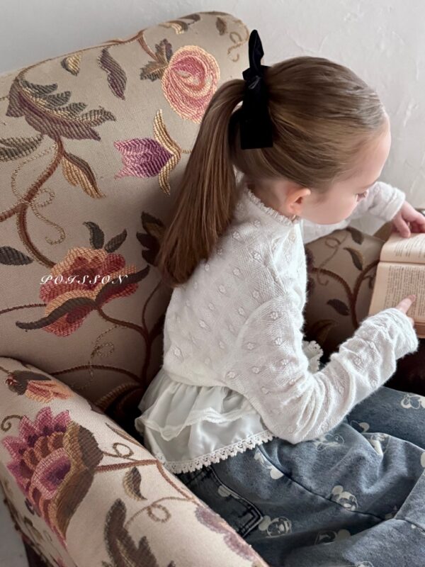 ❄️ 氣質蕾絲拼接半高領打底衣