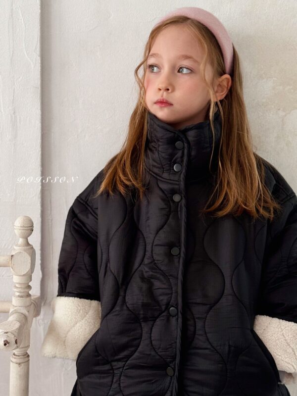 ❄️ 菱格紋鋪棉外套