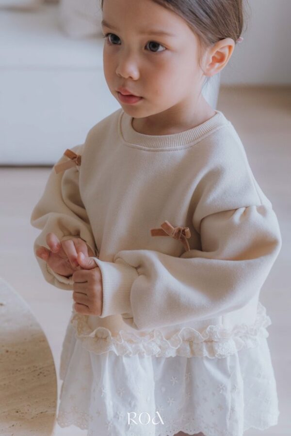 ❄️ 蝴結微光拼接上衣