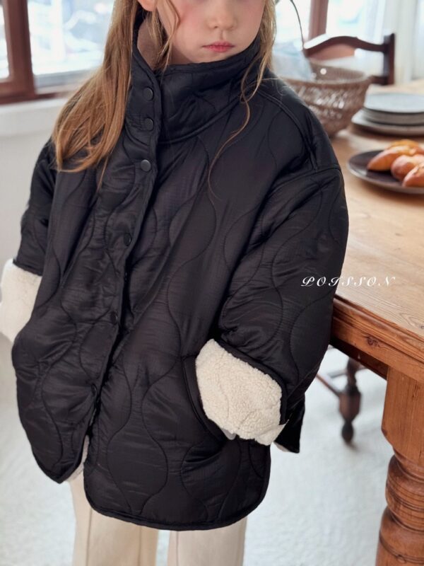 ❄️ 菱格紋鋪棉外套