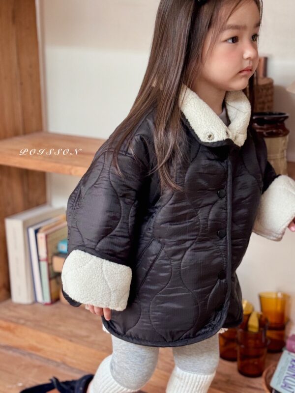 ❄️ 菱格紋鋪棉外套