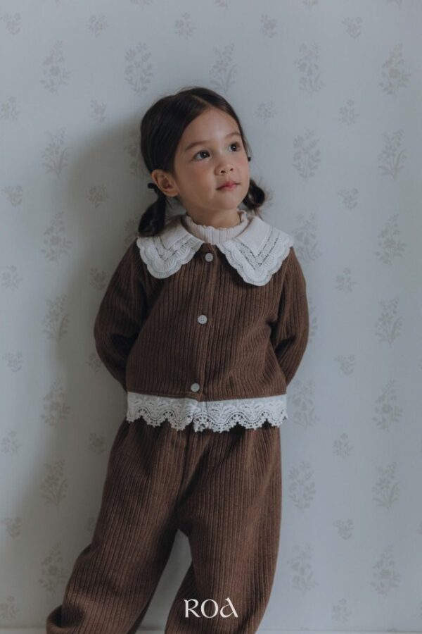 ❄️ 甜美蕾絲縮口褲