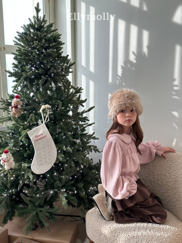 ❄️ 氣質甜美蜜糖圓領襯衫