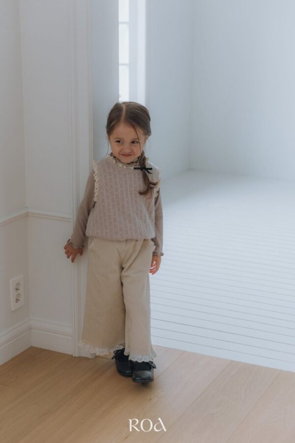 ❄️ 天鵝絨荷葉褲