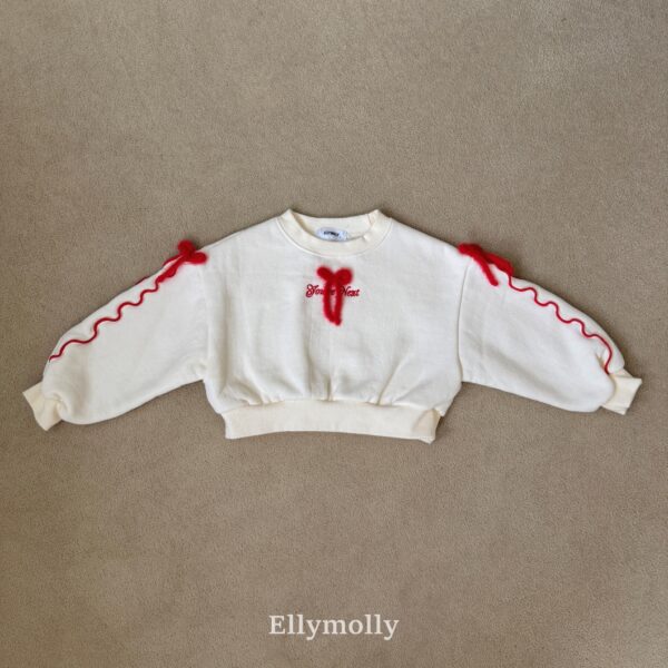 A4321FD4-2006-4AB9-871F-2EC2259C6AD0 ❄️ 甜美毛毛蝴蝶結短版衛衣