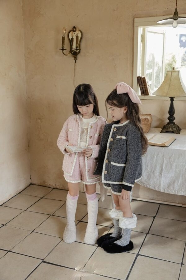 ❄️ 優雅小香毛呢長版外套