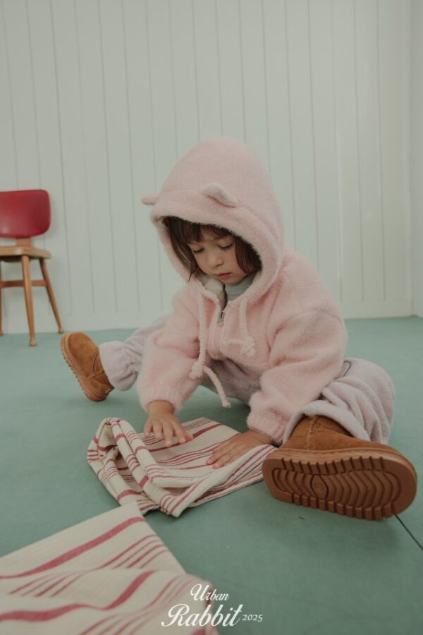 ❄️ 可愛小貓咪毛絨連帽外套