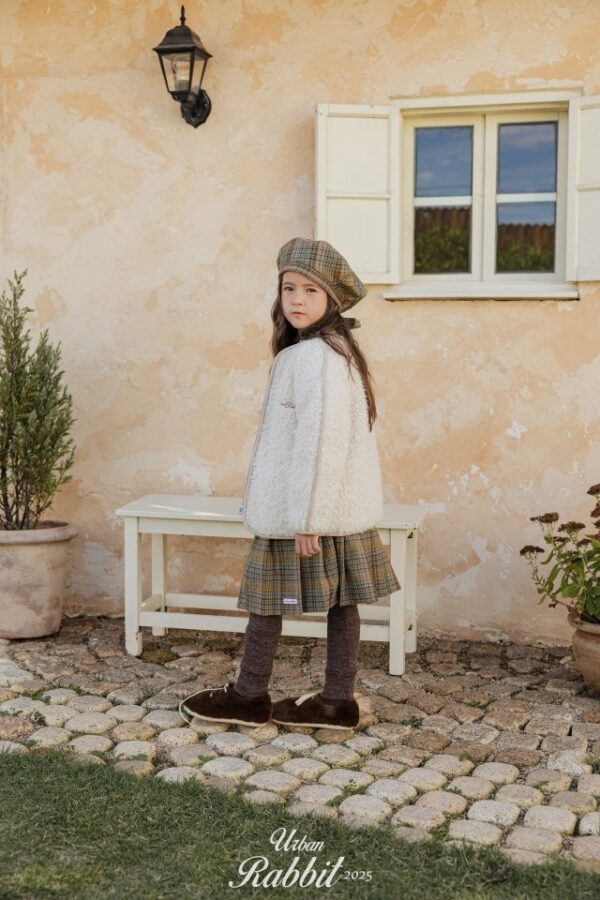 ❄️ 氣質優雅復古格紋裙