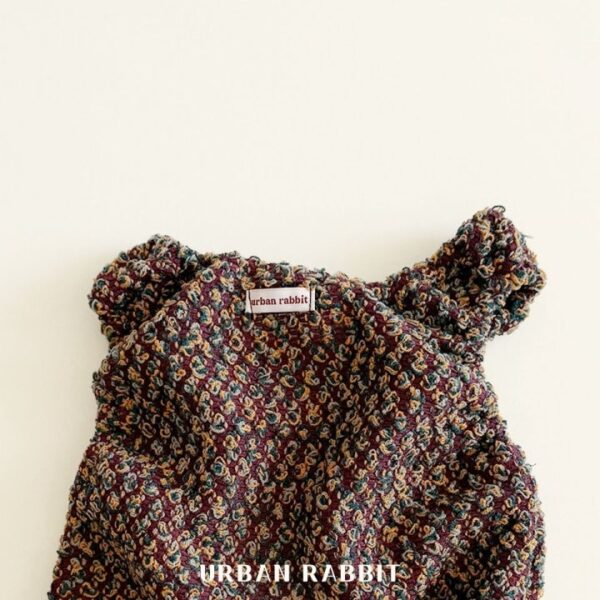 ❄️ 可愛蓬鬆爆米花紋針織背心