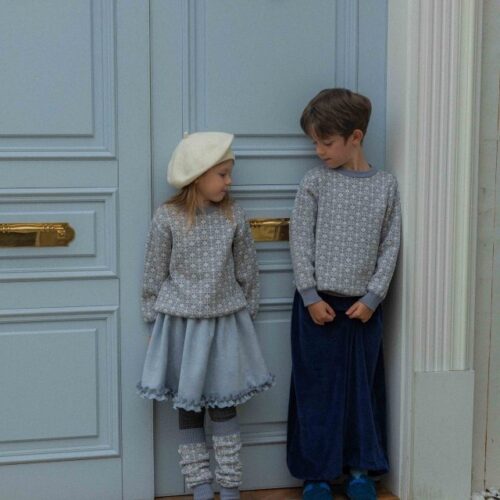 B62FBF6D-FDB6-4102-BA53-DF9176A93A6E ❄️ 古典提花針織上衣