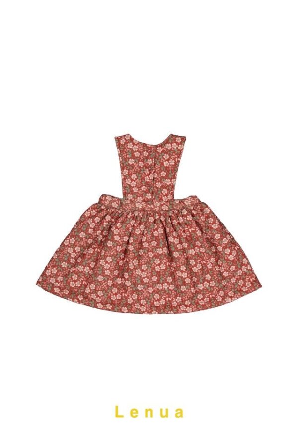 ❄️ 花漾甜心燈芯絨背心洋裝