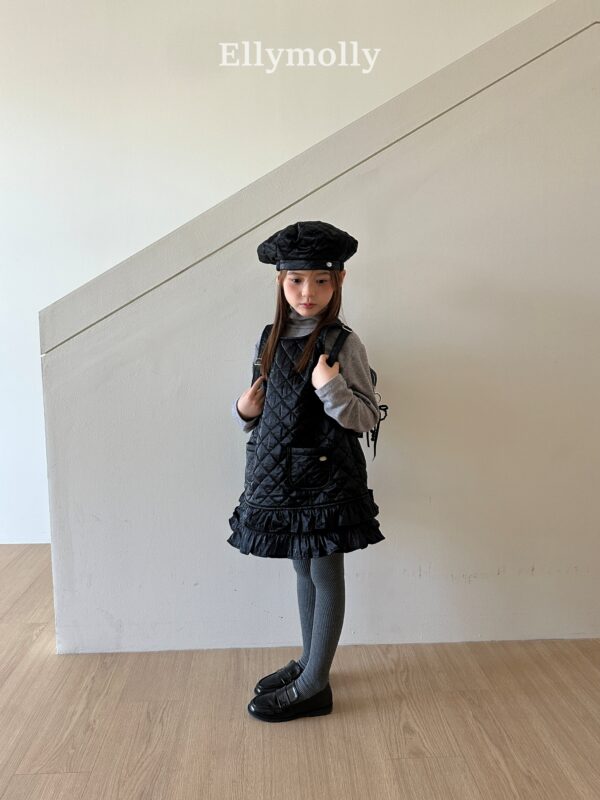 ❄️ 閃耀氣質菱格紋口袋洋裝