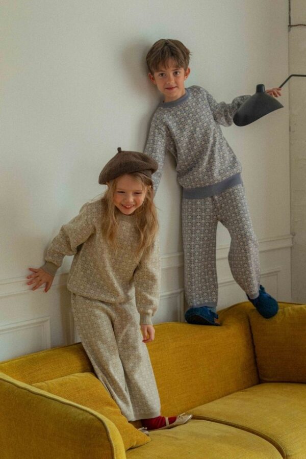 ❄️ 古典提花針織上衣