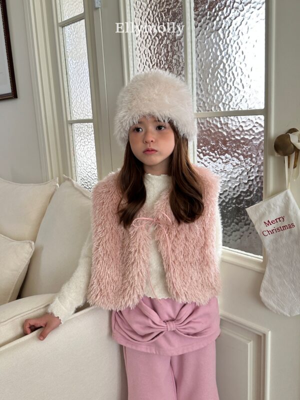 ❄️ 可愛蓬鬆感毛絨保暖背心