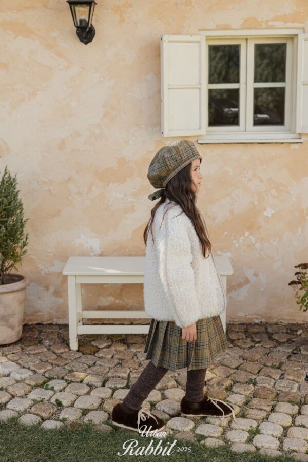 ❄️ 氣質優雅復古格紋裙