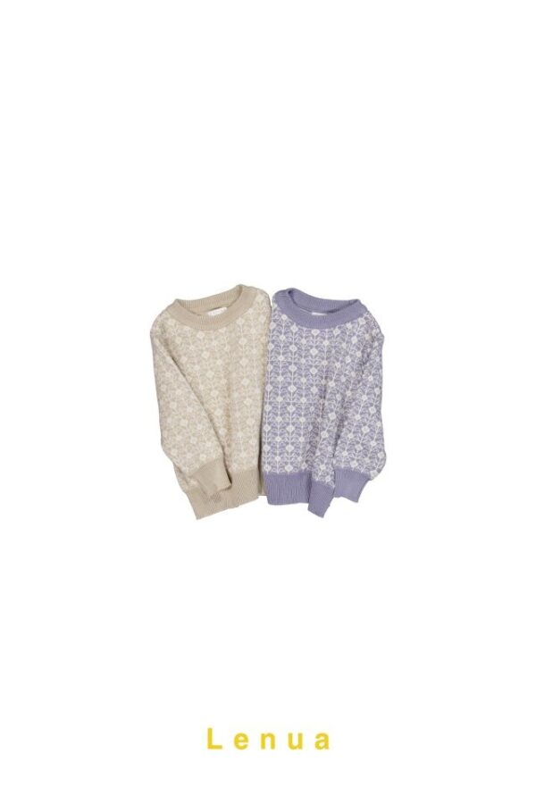 ❄️ 古典提花針織上衣