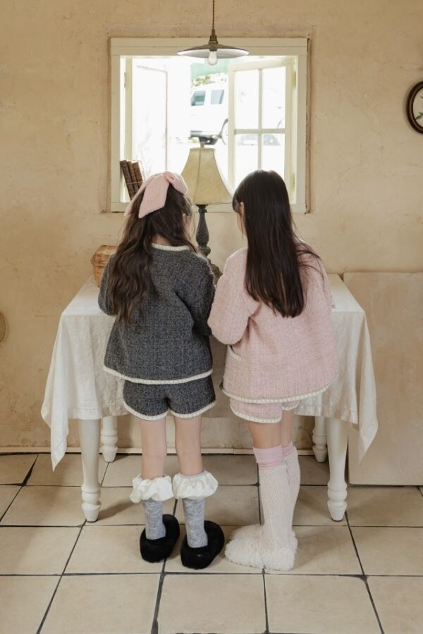 ❄️ 優雅小香毛呢長版外套