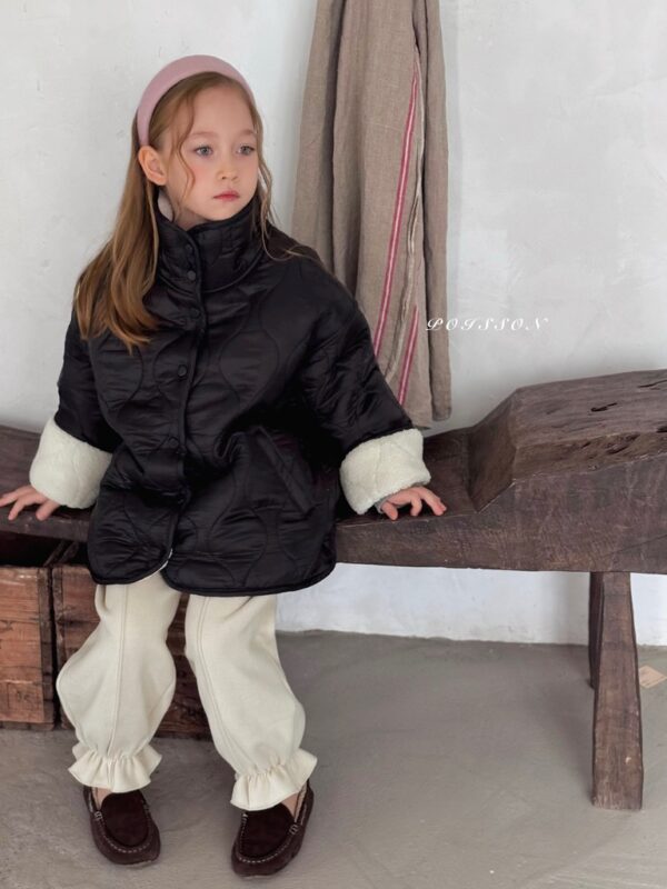 ❄️ 菱格紋鋪棉外套